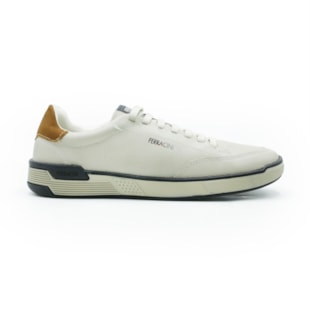 MASCULINO SAPATENIS CASUAL FERRACINI MILAN  7970 720 D EASY CINZA CLARO - MIAMI CARAMELO