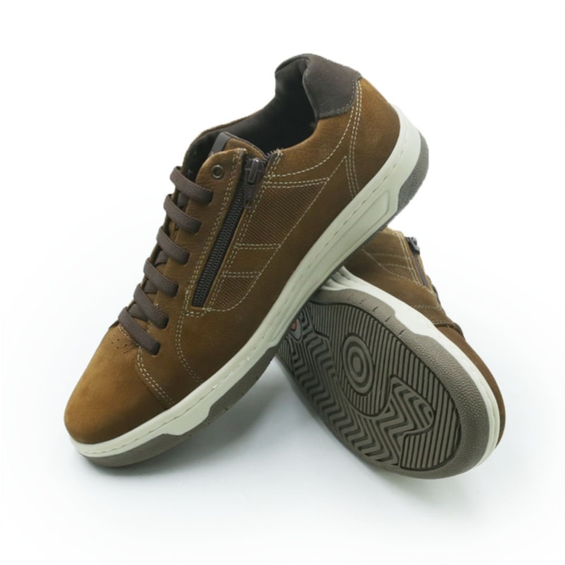 MASCULINO SAPATENIS CASUAL FERRACINI VOX  8063 617 C MIAMI CARAMELO