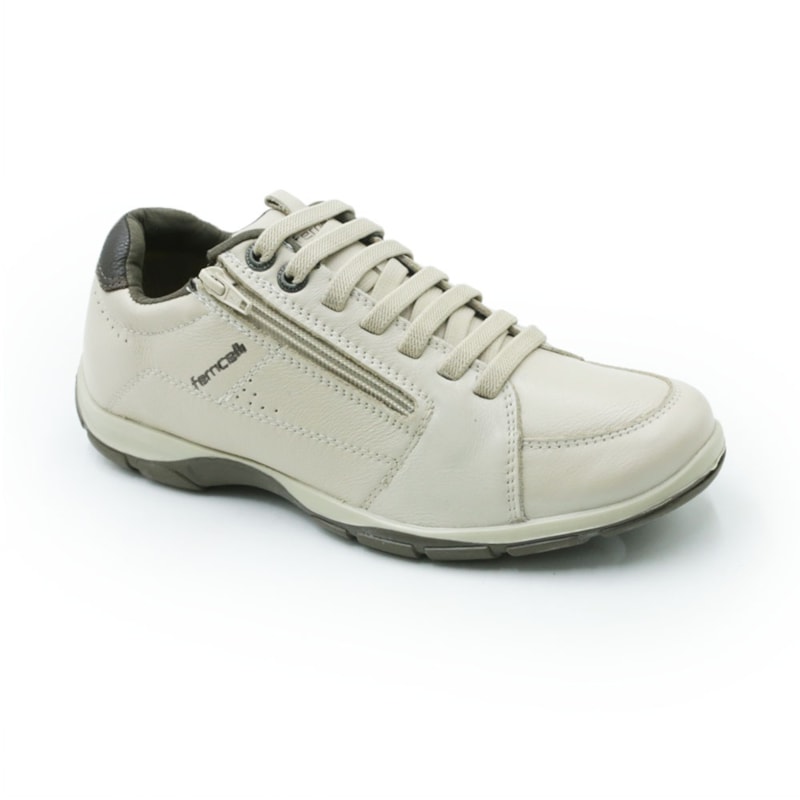 MASCULINO SAPATENIS CASUAL FERRICELLI AZERA II  ZR42585-NS53A 53A-PALHA/CAFE