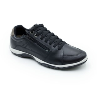 MASCULINO SAPATENIS CASUAL FERRICELLI AZERA II  ZR42585-NSC06 C06-PRETO/CHUMBO