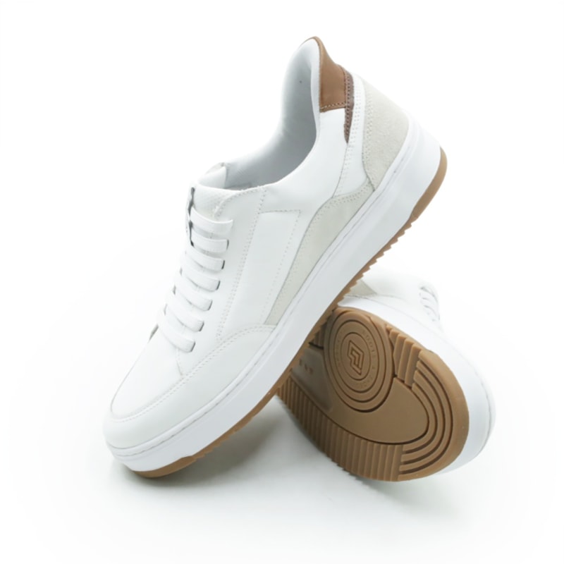 MASCULINO SAPATENIS CASUAL FREE WAY  AUTOMATIC01 BRANCO