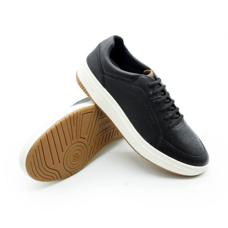 MASCULINO SAPATENIS CASUAL FREE WAY EVO03 3981 EVOLUTION PRETO