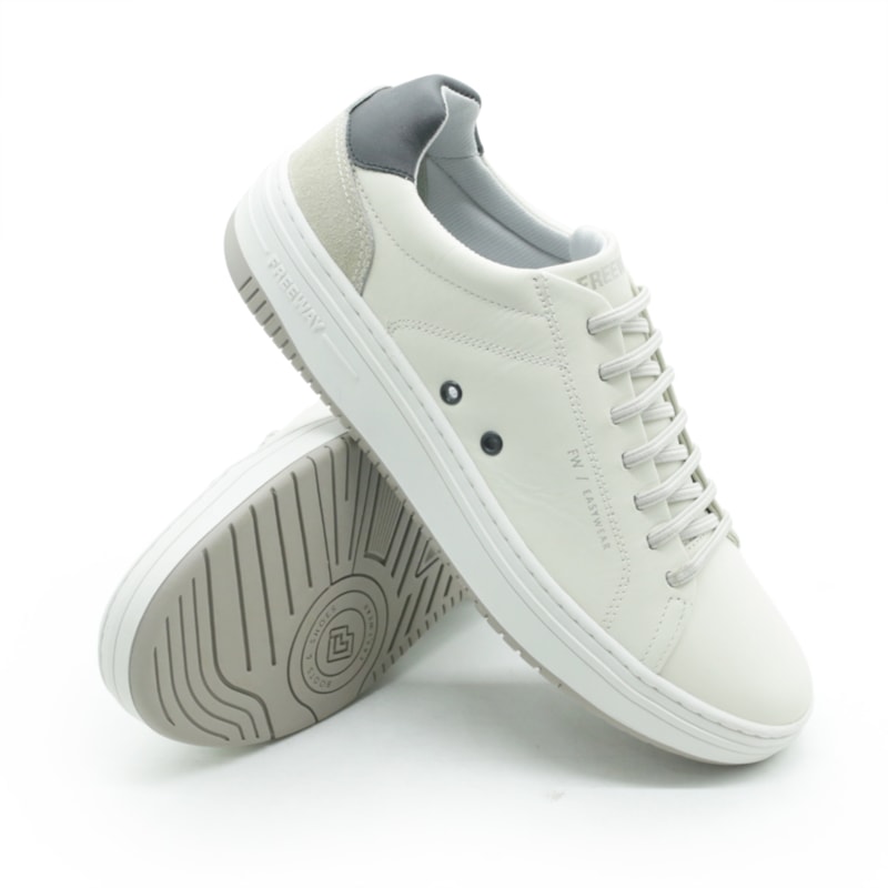 MASCULINO SAPATENIS CASUAL FREE WAY EVO05 4180 PATAGONIA BRANCO