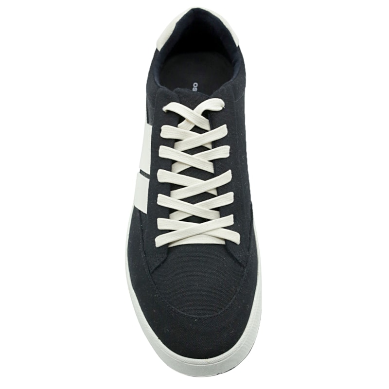 MASCULINO SAPATENIS CASUAL OSKLEN CANVAS  66966 PRETO/CRU/CRU