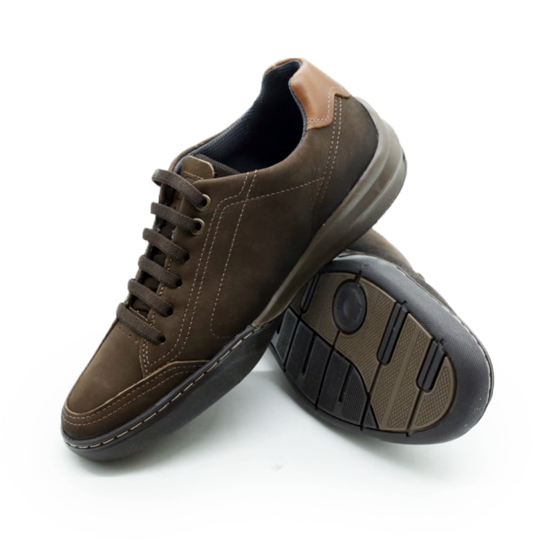 MASCULINO SAPATENIS CASUAL PEGADA 111005 06 RUSTIC CHOCOLATE/PULL UP CONHAQUE