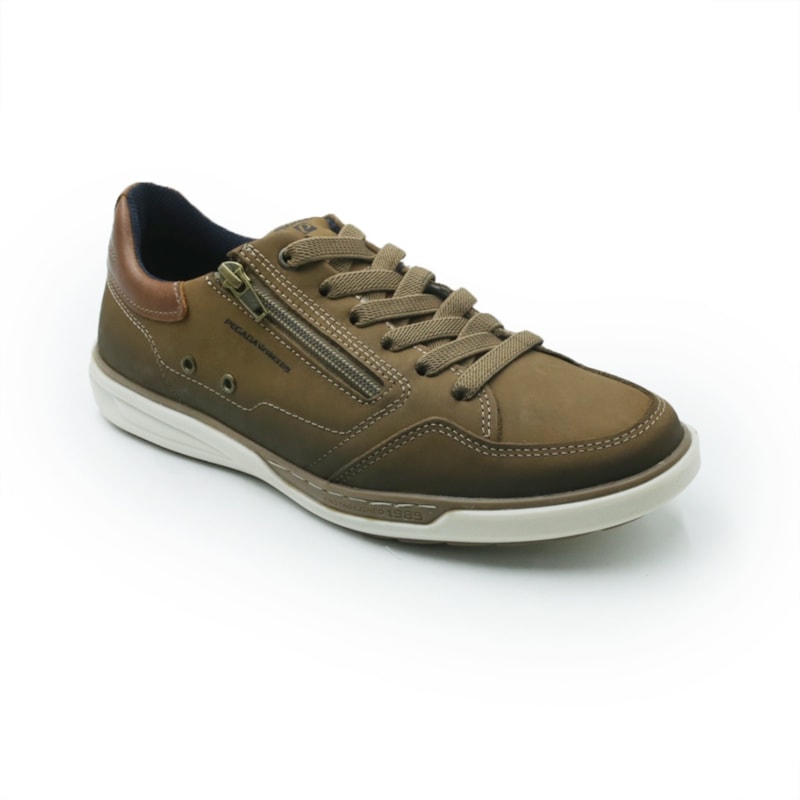 MASCULINO SAPATENIS CASUAL PEGADA  111105 09 PARAFINADO MASCAVO/PULL UP CONHAQU