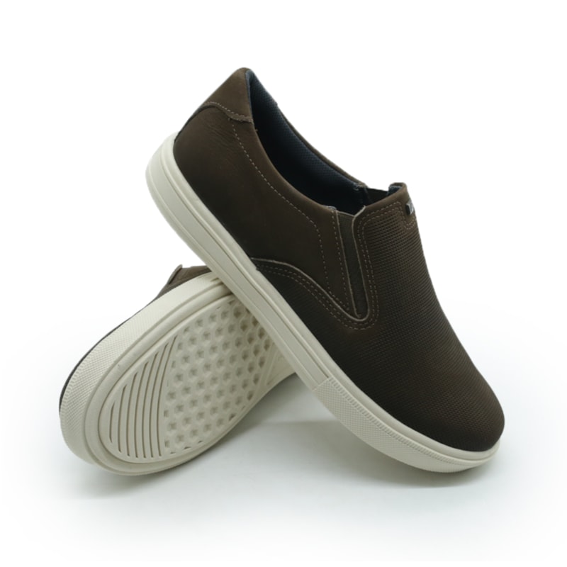 MASCULINO SAPATENIS CASUAL PEGADA 111504 CHCOL