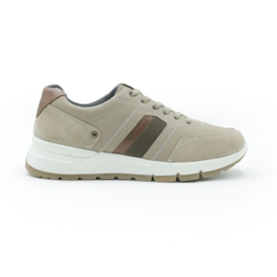 MASCULINO SAPATENIS CASUAL PEGADA  111607 05 JEANS AREIA/CAM AREIA/PULL UP CONHAQ