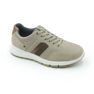 MASCULINO SAPATENIS CASUAL PEGADA  111607 05 JEANS AREIA/CAM AREIA/PULL UP CONHAQ