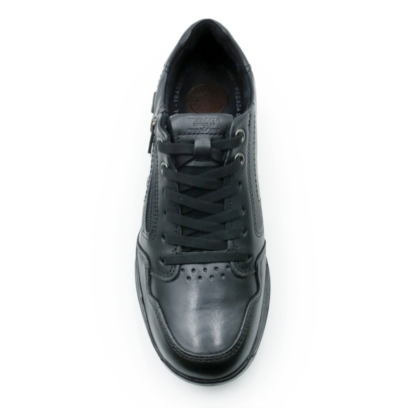 MASCULINO SAPATENIS CASUAL PEGADA  111801 03 STRETCH PRETO/WASHED BORDO