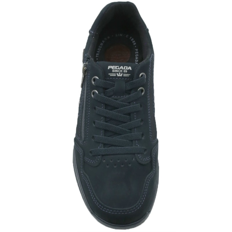 MASCULINO SAPATENIS CASUAL PEGADA  111801 06 NOBUCK MARINHO/WASHED BORDO