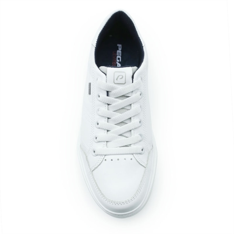 MASCULINO SAPATENIS CASUAL PEGADA  111909 01 SOFT BRANCO