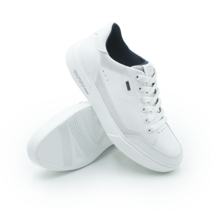 MASCULINO SAPATENIS CASUAL PEGADA  111909 01 SOFT BRANCO