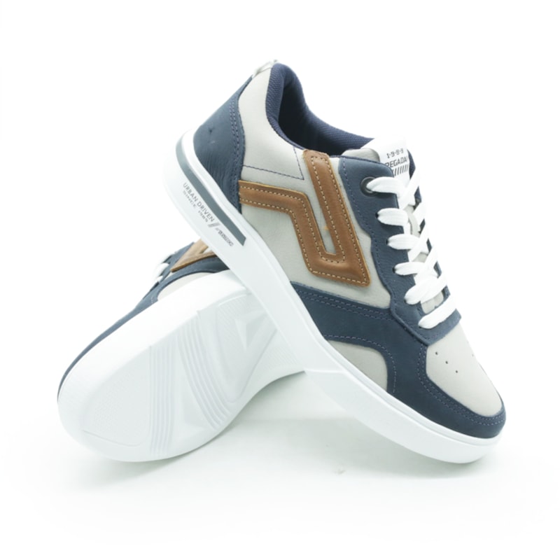 MASCULINO SAPATENIS CASUAL PEGADA 111951 09 RUSTIC SILVER/ASTRAL/CAMEL