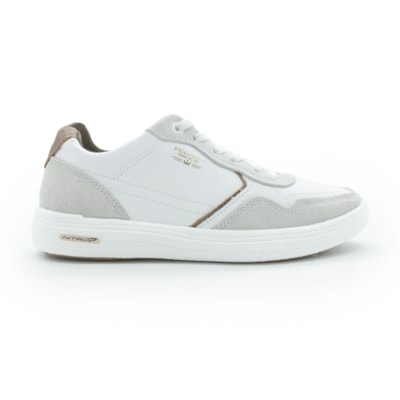 MASCULINO SAPATENIS CASUAL PEGADA 112003 01 NAPA SOFT BRANCO/CAM BRANCO/PULL UP