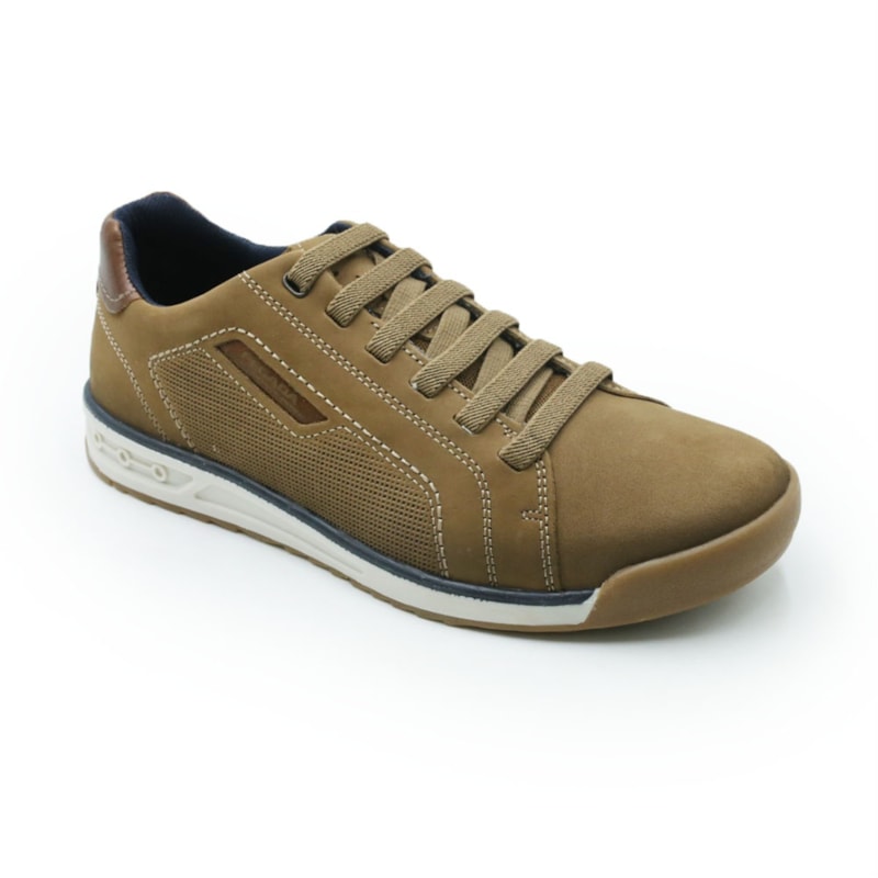 MASCULINO SAPATENIS CASUAL PEGADA  112502 08 PARAFINADO MASCAVO/PULL UP CONHAQU