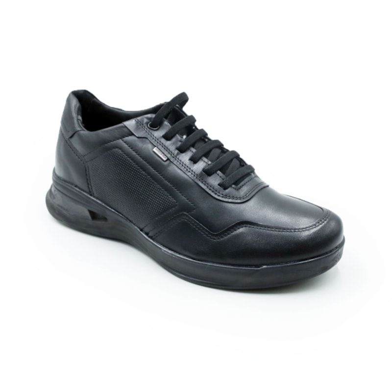 MASCULINO SAPATENIS CASUAL PEGADA 126801 01 MESTICO PRETO