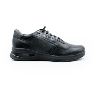 MASCULINO SAPATENIS CASUAL PEGADA 126801 01 MESTICO PRETO