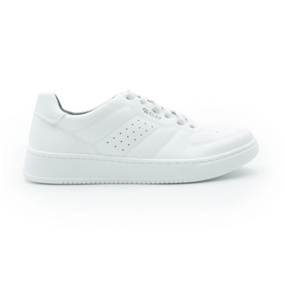 MASCULINO SAPATENIS CASUAL PEGADA 171902 01 MICROFIBRA BRANCO
