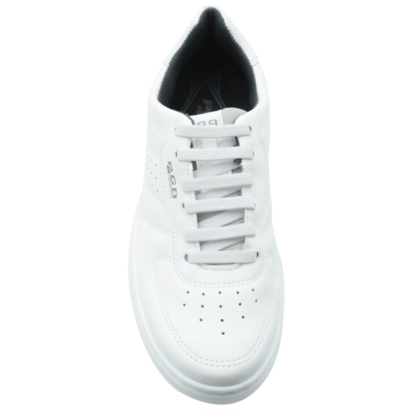 MASCULINO SAPATENIS CASUAL PEGADA 171902 01 MICROFIBRA BRANCO