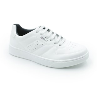MASCULINO SAPATENIS CASUAL PEGADA 171902 01 MICROFIBRA BRANCO