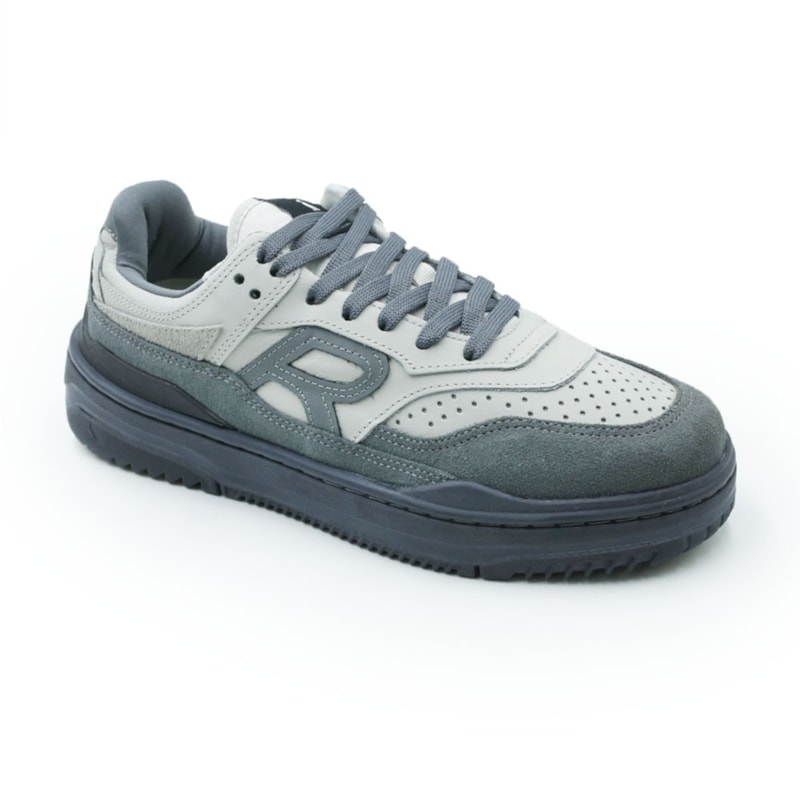 MASCULINO SAPATENIS CASUAL RESERVA R-BROOX  R755140002 0040 CHUMBO/CINZA