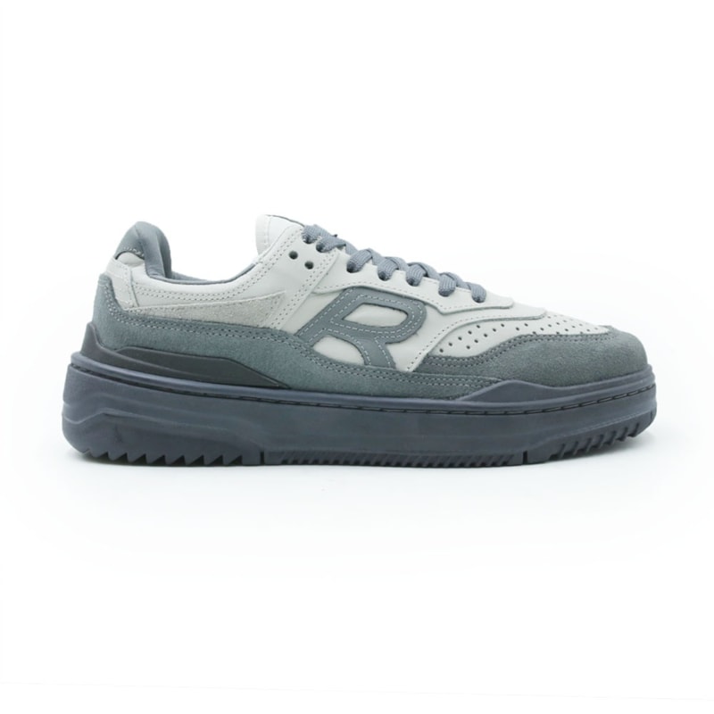 MASCULINO SAPATENIS CASUAL RESERVA R-BROOX  R755140002 0040 CHUMBO/CINZA