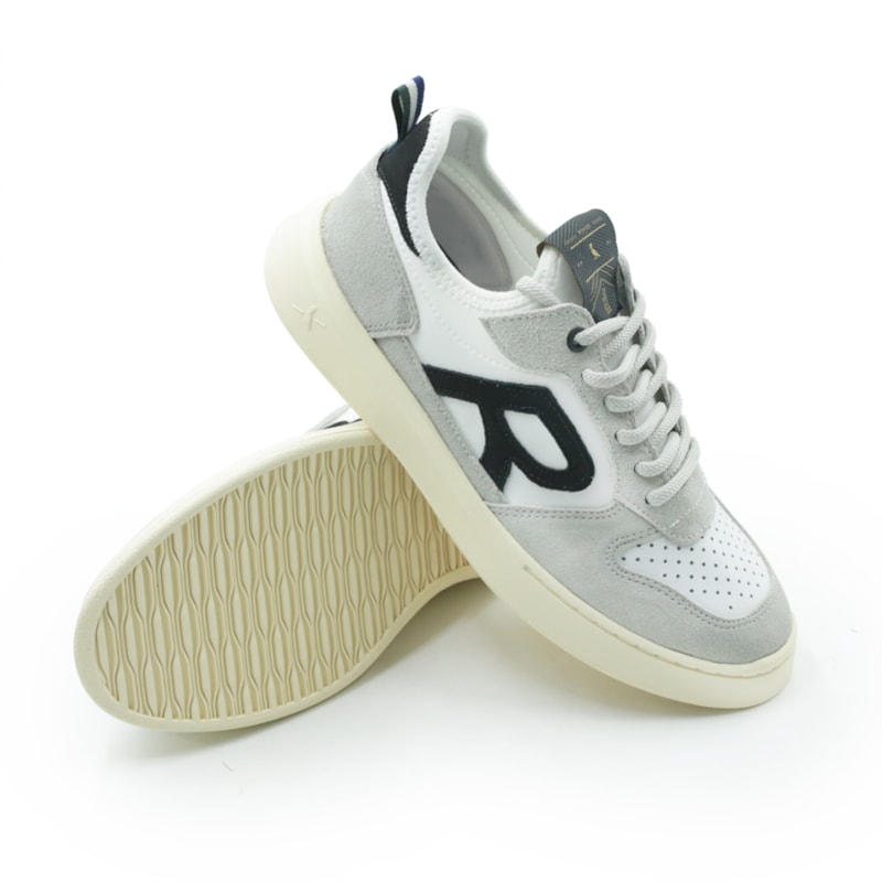 MASCULINO SAPATENIS CASUAL RESERVA R752140096 0002 GELO/PRETO