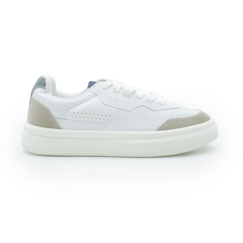 MASCULINO SAPATENIS CASUAL RESERVA R752410002 0002 AVEIA/BRANCO