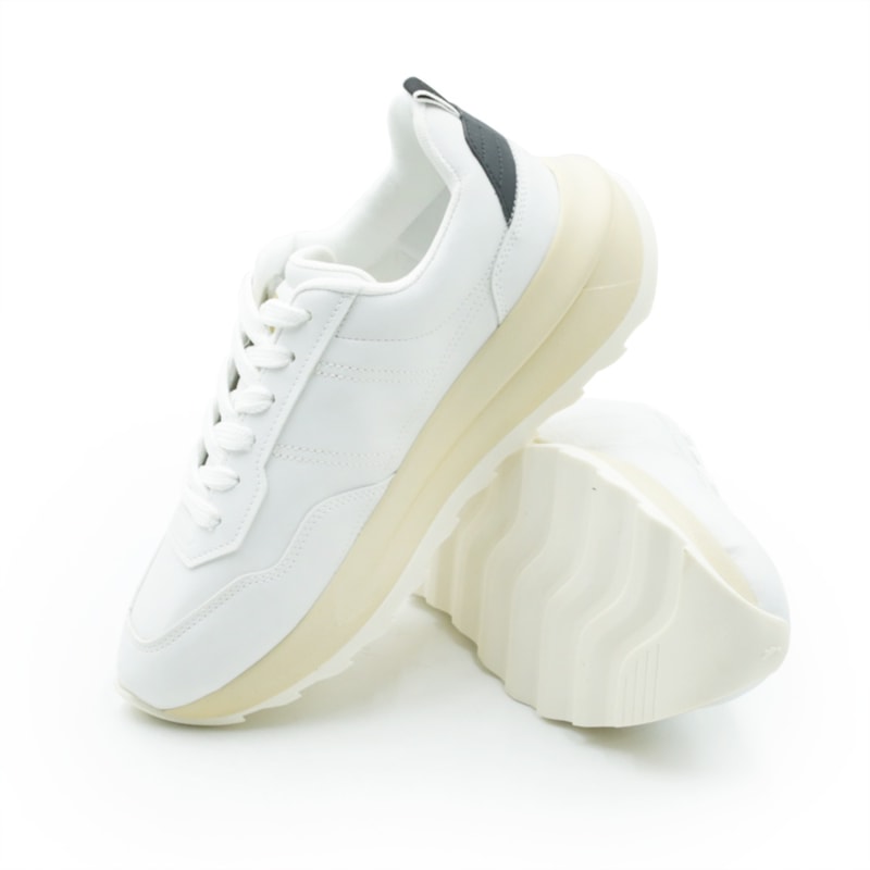 MASCULINO SAPATENIS CASUAL RESERVA  R756160002 0001 BRANCO/PRETO