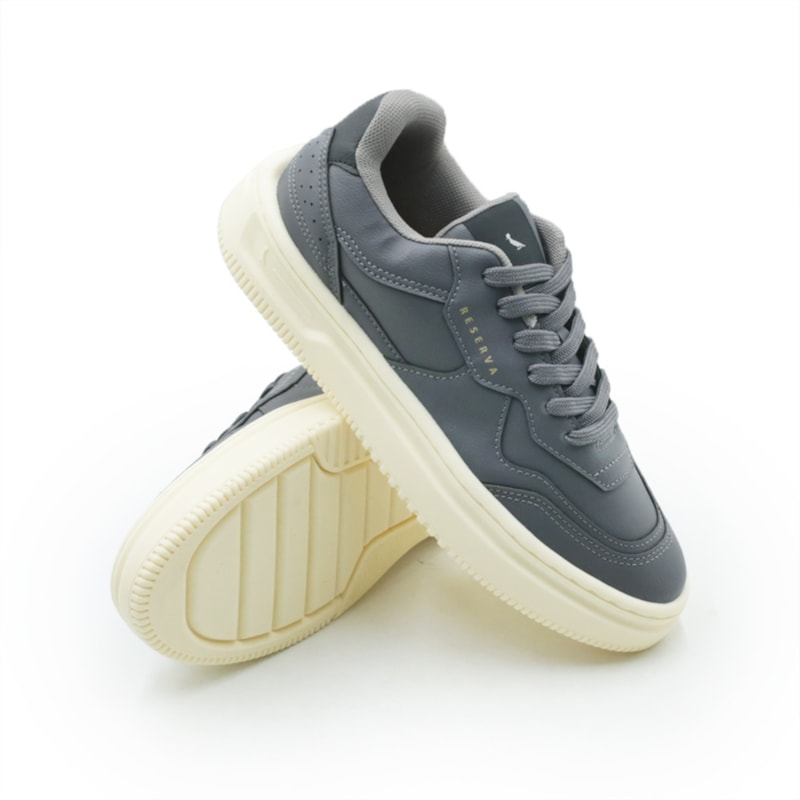 MASCULINO SAPATENIS CASUAL RESERVA TROY 2.0  R756470001 0001 NERO/GRAFITE