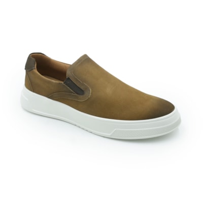 MASCULINO SAPATENIS CASUAL SPARVIERO  17509 HAVANA/ CAFÉ ARMANY GELO