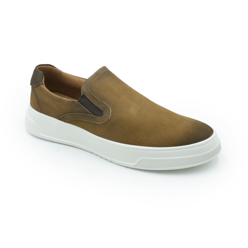 MASCULINO SAPATENIS CASUAL SPARVIERO  17509 HAVANA/ CAFÉ ARMANY GELO