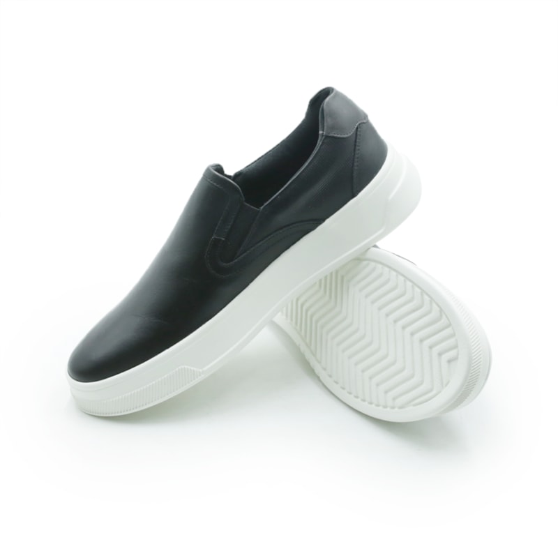 MASCULINO SAPATENIS CASUAL SPARVIERO  17509 PRETO / CINZA ARMANY GELO