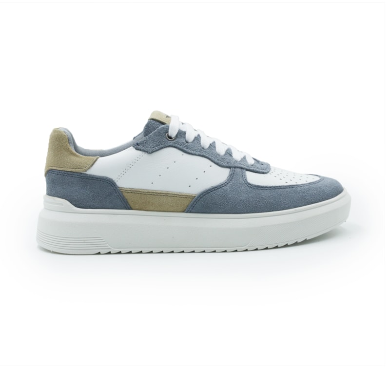 MASCULINO SAPATENIS CASUAL SPARVIERO 17530 BRANCO / JEANS / BEGE