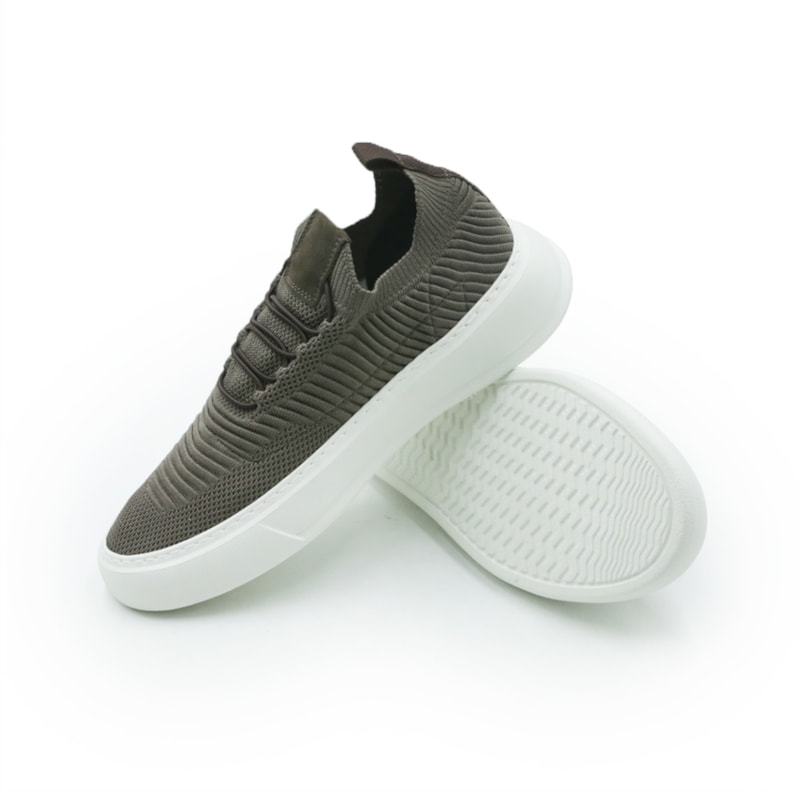 MASCULINO SAPATENIS CASUAL SPARVIERO  2503 KNIT CONCRETO