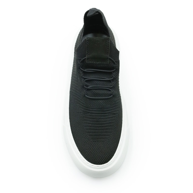 MASCULINO SAPATENIS CASUAL SPARVIERO  2503 KNIT PRETO