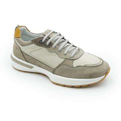 MASCULINO SAPATENIS CASUAL SPARVIERO X565202 SP CHAMOA CINZA PALHA CHIM99A