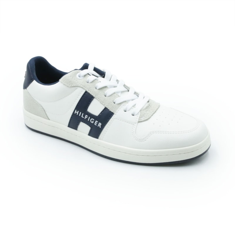 MASCULINO SAPATENIS CASUAL TOMMY HILFIGER  THFM0FM01140 YBR WHITE