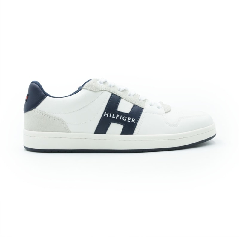 MASCULINO SAPATENIS CASUAL TOMMY HILFIGER  THFM0FM01140 YBR WHITE