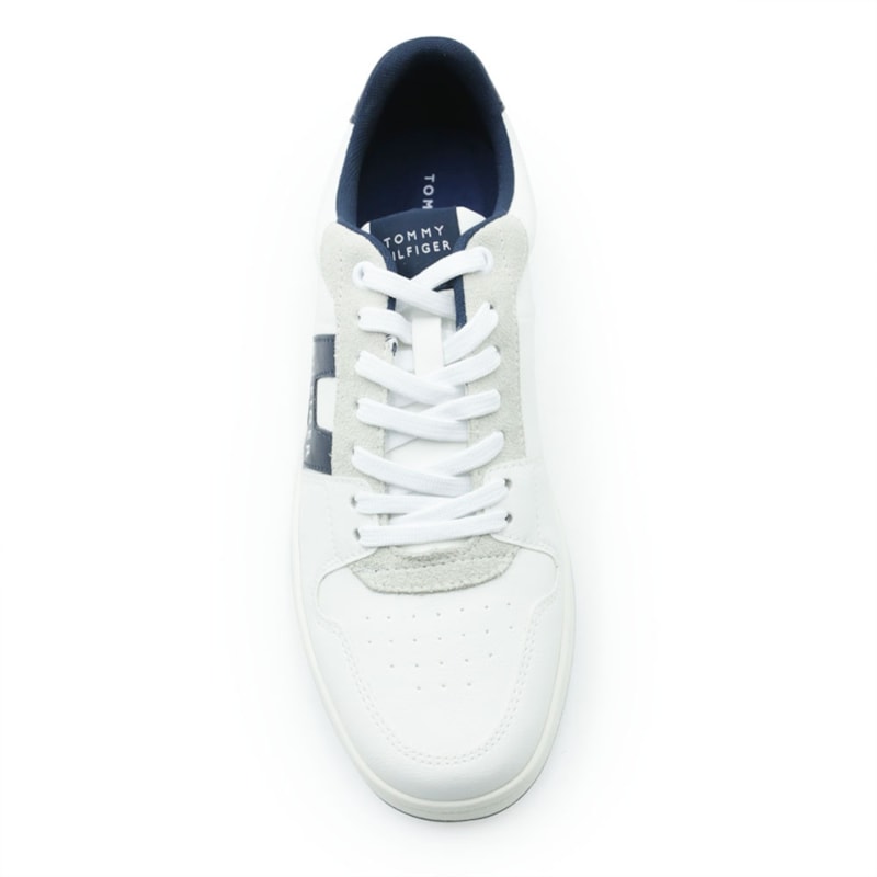 MASCULINO SAPATENIS CASUAL TOMMY HILFIGER  THFM0FM01140 YBR WHITE