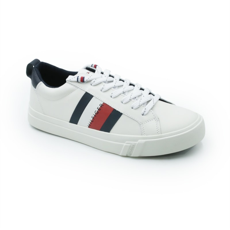 MASCULINO SAPATENIS CASUAL TOMMY HILFIGER  THFM0FM02576 YBS WHITE