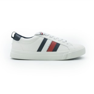 MASCULINO SAPATENIS CASUAL TOMMY HILFIGER  THFM0FM02576 YBS WHITE