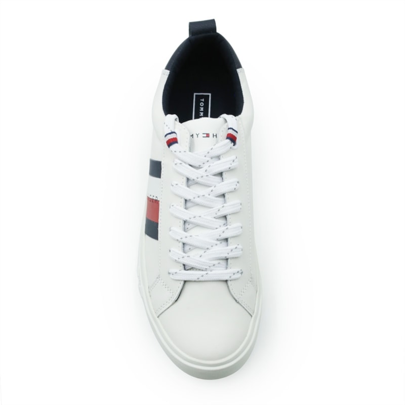 MASCULINO SAPATENIS CASUAL TOMMY HILFIGER  THFM0FM02576 YBS WHITE