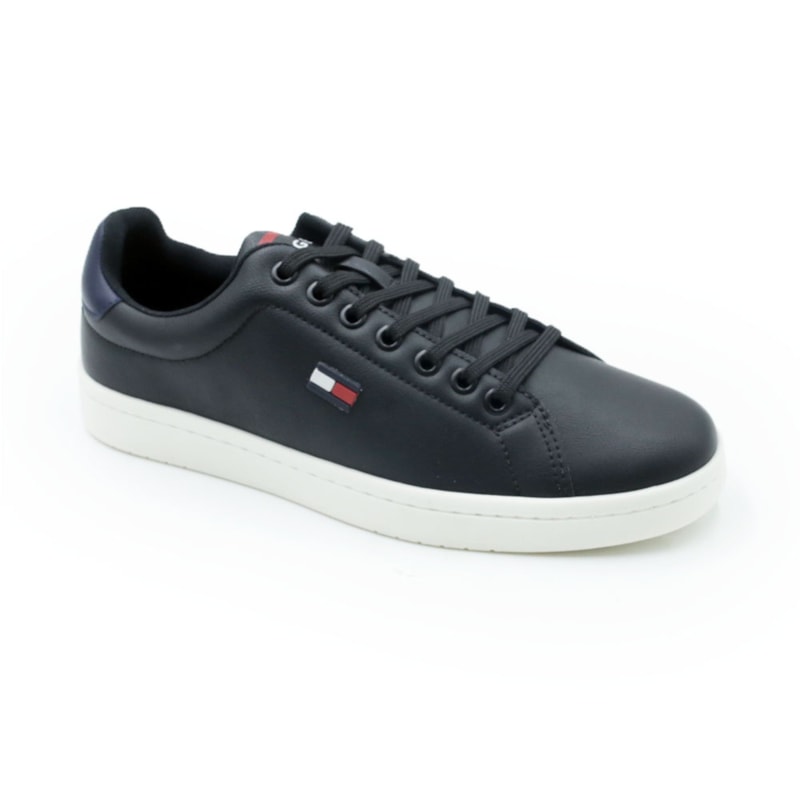 MASCULINO SAPATENIS CASUAL TOMMY HILFIGER  THFM0FM33646 BDS BLACK
