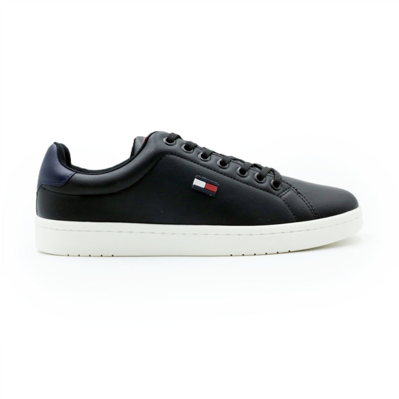 MASCULINO SAPATENIS CASUAL TOMMY HILFIGER  THFM0FM33646 BDS BLACK