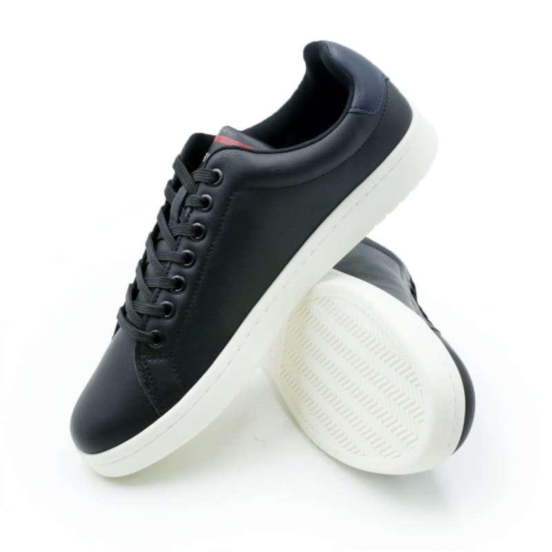MASCULINO SAPATENIS CASUAL TOMMY HILFIGER  THFM0FM33646 BDS BLACK
