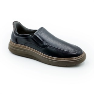 MASCULINO SAPATO CASUAL DEMOCRATA  240003 001 PRETO