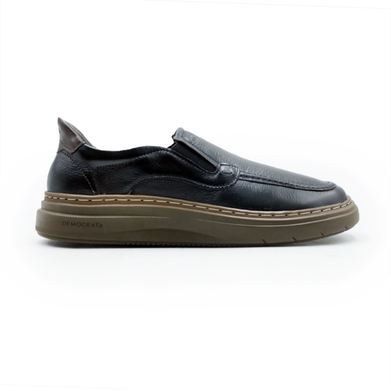 MASCULINO SAPATO CASUAL DEMOCRATA  240003 001 PRETO