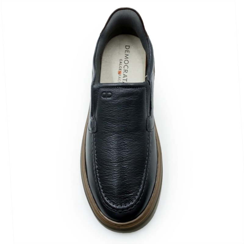 MASCULINO SAPATO CASUAL DEMOCRATA  240003 001 PRETO